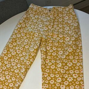 Big Bud Press Mustard Floral Pants
